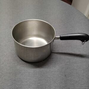 Revere Ware 3 Qt Sauce Pot Copper Bottom No Lid Stainless Steel Cookware